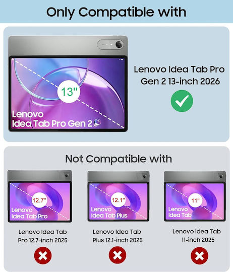 Revomag Flip Cover Neagră (Lenovo Idea Tab Pro Gen 2 13.0" (2026))