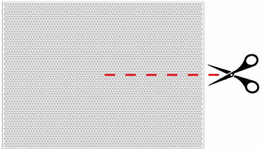 Onedesign Hexagon Cutting Mat Hdr 390x290mm Transparent