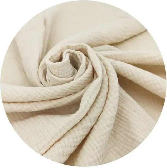 Qmini Babydecke Wickeltücher für Kinderzimmer Beige 75x100cm