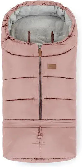 Petite & Mars Universal Husă Pentru Cărucior Impermeabilă Roz cu Căptușeală Fleece 100x48cm