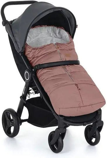 Petite & Mars Universal Husă Pentru Cărucior Impermeabilă Roz cu Căptușeală Fleece 100x48cm