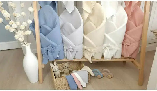 Qmini Swaddle Blanket Gri 35x35 cm