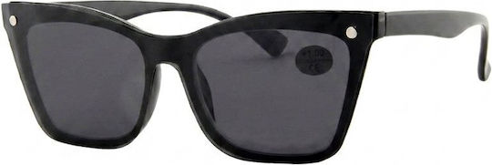 Aegean Dolphin Clip-On Lesebrillen +3.50 in Schwarz Farbe Dolphin-10699-Schwarz-Blau-350_33911