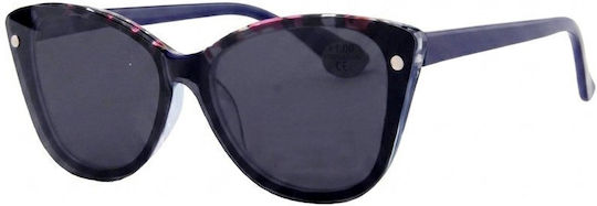 Aegean Dolphin Clip-On Damen Lesebrille +2.00 in Blau Farbe Dolphin-10698-Blue-200_33862