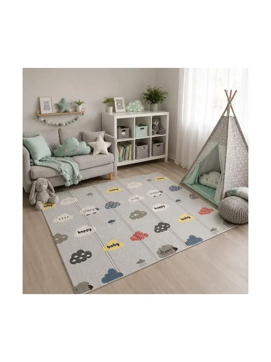 Bocioland Covor Pentru Copii Drumul Multicolor 180x150cm