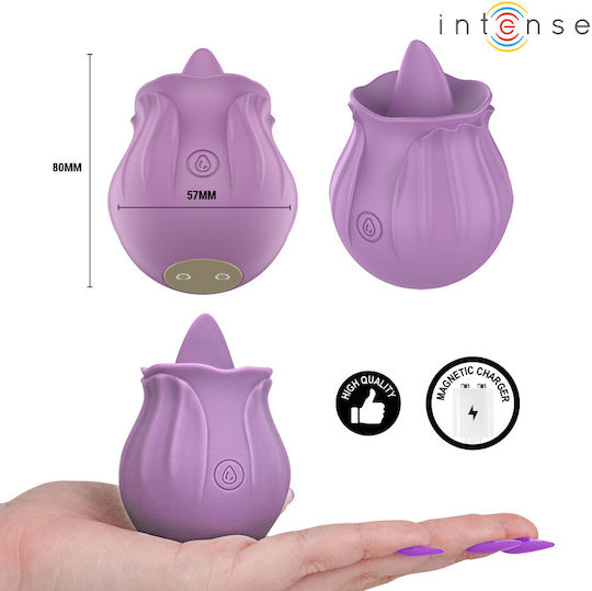 Intense Azalea Mini Klitoris Vibrator 8cm Lila