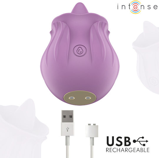 Intense Azalea Mini Klitoris Vibrator 8cm Lila