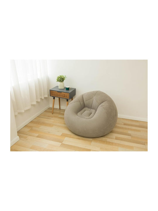 Fotoliu Puf Gonflabil Brown 100x100x65cm