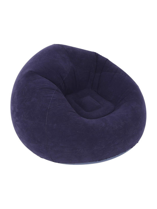 Fotolii Puf Fotoliu Scaune Saci De Fasole Și Puf Impermeabil Violet 100x100x65cm