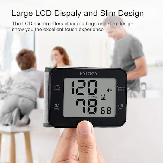 Hylogy Automatic Digital Wrist Blood Pressure Monitor