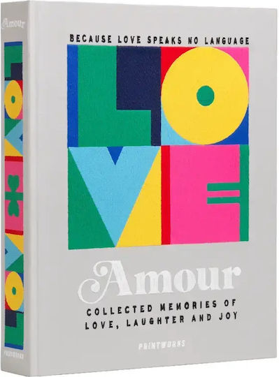 Printworks Album Amour Pentru 60 Fotografii Dimensiuni 10x15 cm Gri 10x15 cm