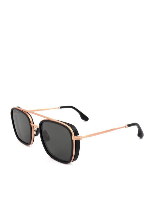 L.G.R. Unisex Sunglasses with Rose Gold Frame