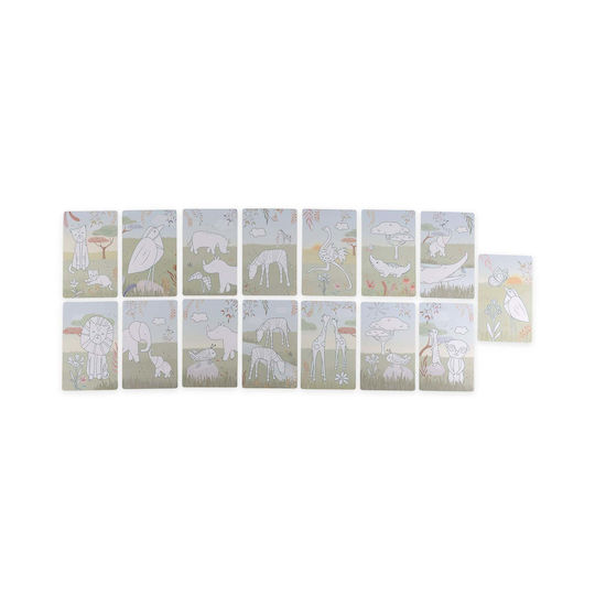 Little Dutch Writing Tablet Safari Friends Green