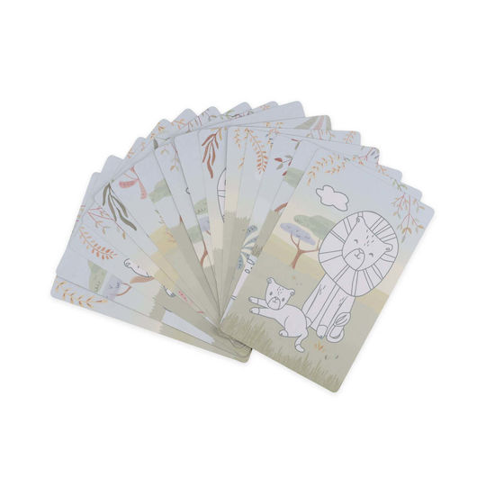 Little Dutch Writing Tablet Safari Friends Green