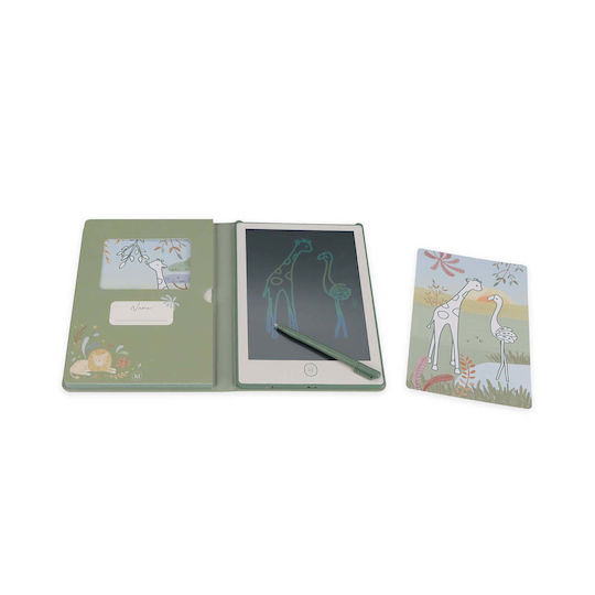 Little Dutch Writing Tablet Safari Friends Green