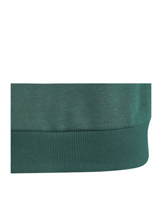 Kinder-Sweatshirt mit Kapuze und Taschen Grün