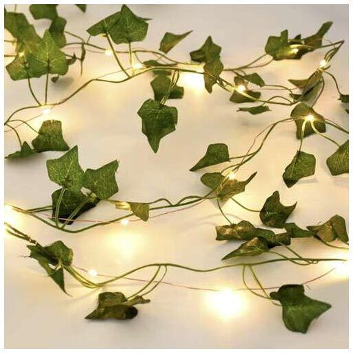 Decorative Plastic Ivy Plant Led 12 Pieces 25 Meters Aria Trade