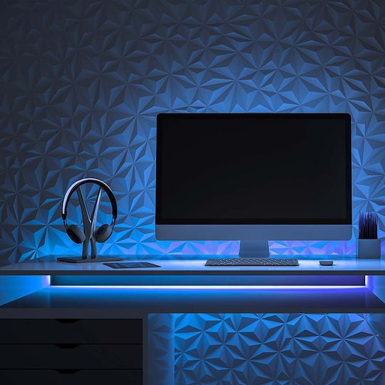 V-TAC Bandă LED impermeabilă 24V lumină albastră tip COB