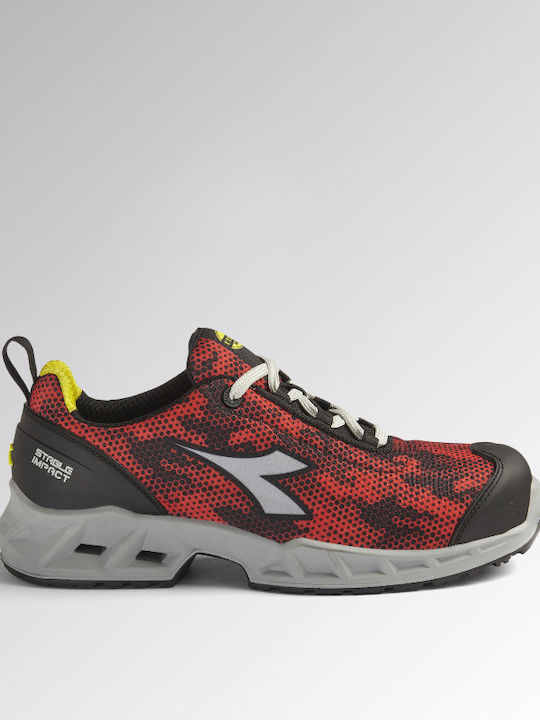 Utility Diadora Stable Impact Pantofi de Siguranță Negri S1P cu Certificare ESD,SRC