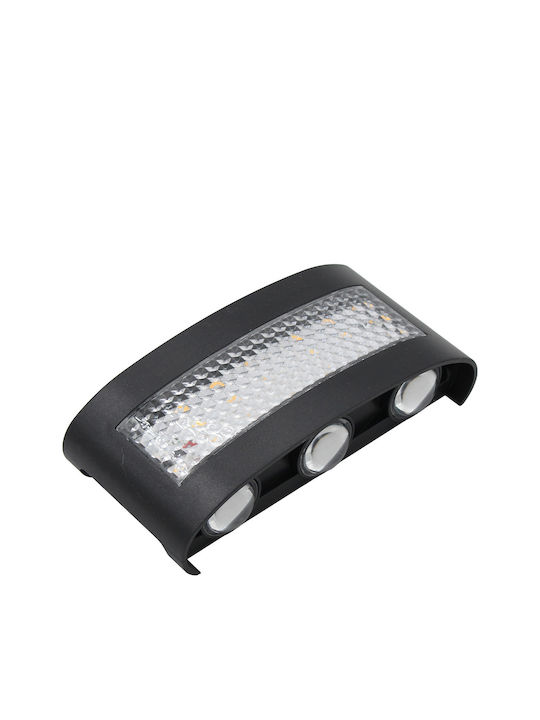 Keskor Iluminat Exterior Montat Pe Perete Led Încorporat 9W Cu Lumină Alb Cald 16x4x8cm