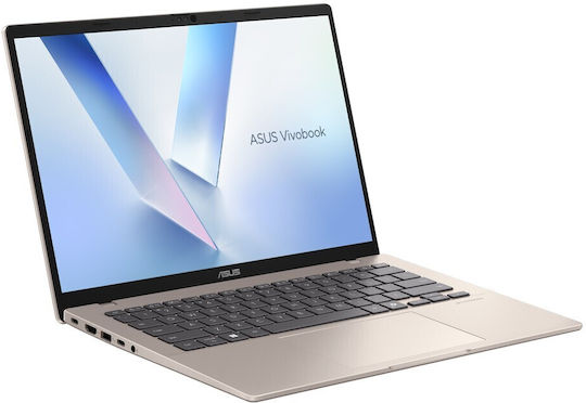 Asus Vivobook 14 M1407KA-LY186W 14" IPS FHD+ (Seria Ryzen AI 300-330/16GB/1TB SSD/W11 Home) Auriu Platinat (Tastatură US)