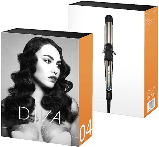 Diva Pro Styling Signature Tong Classic Wand Ψαλίδι Μαλλιών για Μπούκλες 32mm DIVA04