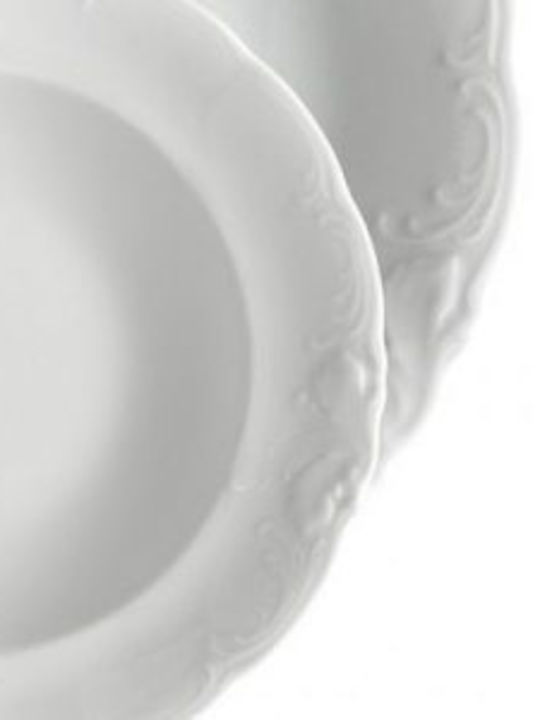 Emfasi White Porcelain Dinnerware Set 27pcs