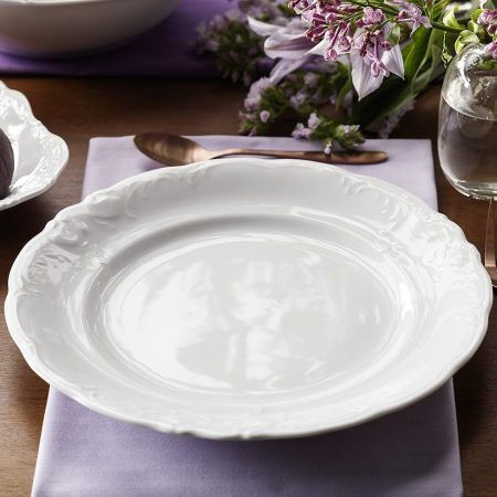 Emfasi White Porcelain Dinnerware Set 27pcs