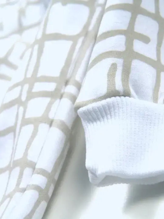 Kids Sweatpants Set With Top White