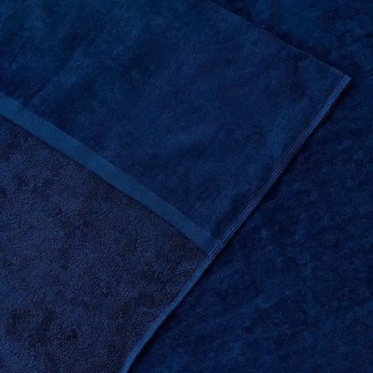 Borea Strandtuch Baumwoll Blau 200x85cm