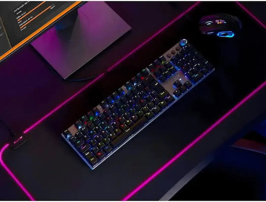 Verk Group Gaming Mauspad XXL (800mm) mit RGB-Beleuchtung über USB