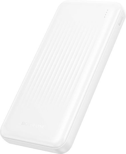 Borofone BJ78 Power Bank 10000mAh 10W With 2 USB-A Power Delivery Output Ports White