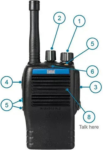 Entel Dx582m-is Intrinsisch Sicheres CB- und Zwei-Wege-Funkgerät