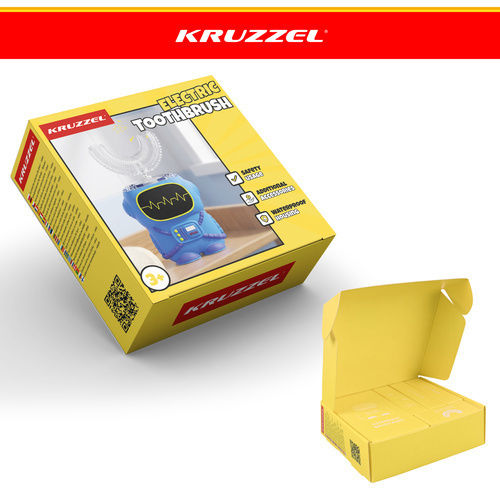 Kruzzel Periuță de Dinți Electrică pentru Copii cu Cronometru cu Rezerve
