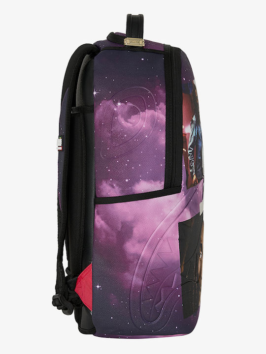 Sprayground Bob Marley Лилава Ученическа Раница Лилав 29 x 15 x 45.7см