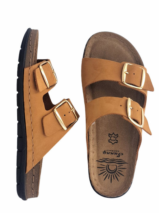 Leather Women's Anatomic Brown Sandals
