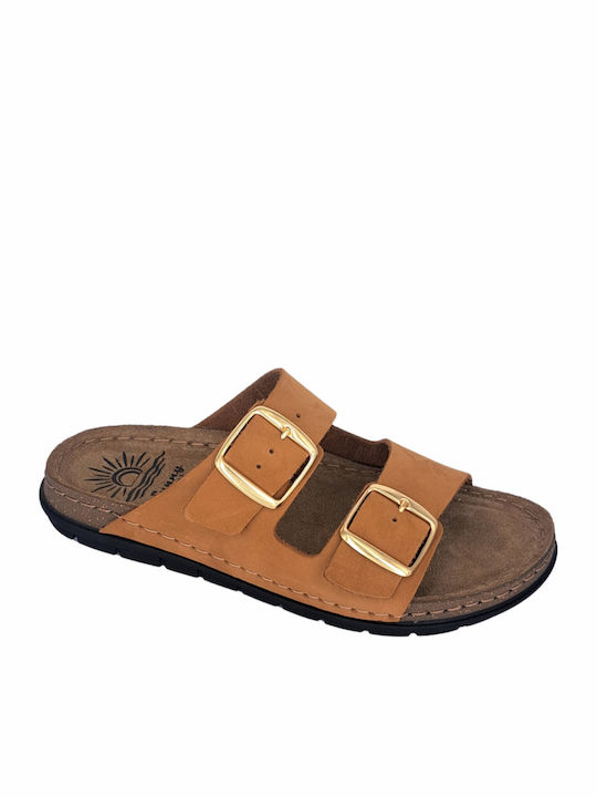 Leather Women's Anatomic Brown Sandals