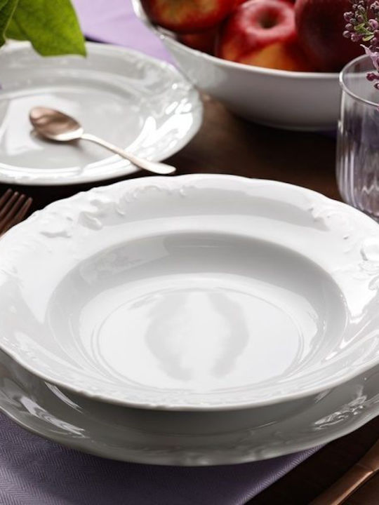 Set Porțelan "Fiorina Alb" 99 piese