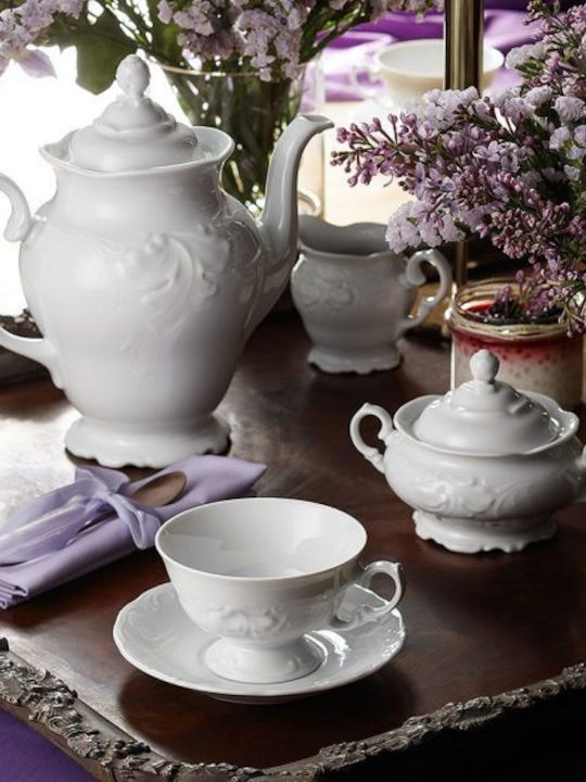 Set Porțelan "Fiorina Alb" 99 piese