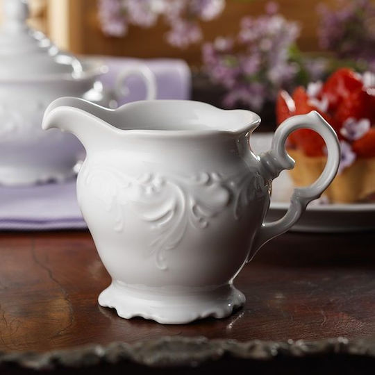 Kristoff Fiorina Teeset mit Tasse aus Porzellan Weiß 1200ml 27Stück