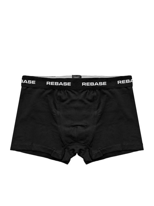 Rebase Мъжки боксерки Black 3Pack