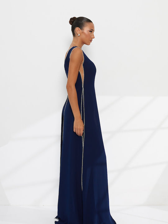 Damen Jumpsuit Blau