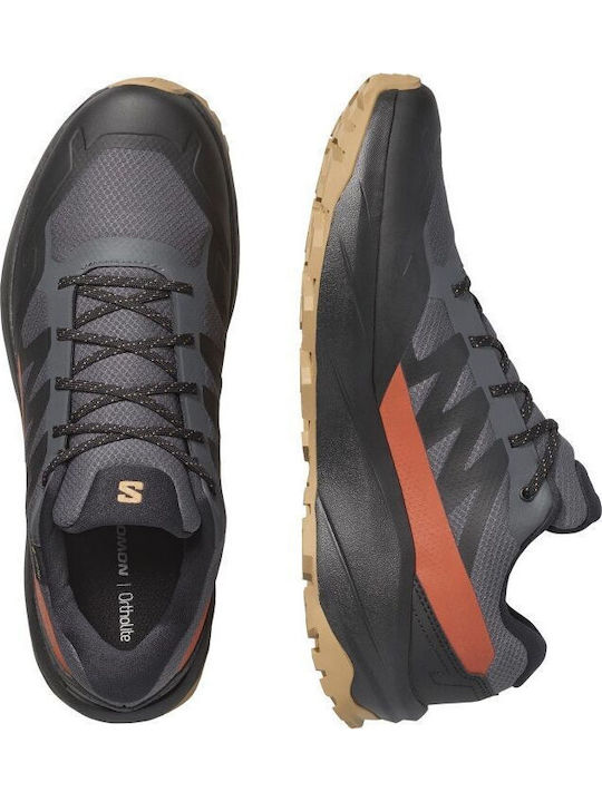 Salomon Мъжки Планински Обувки Водоустойчиви с Мембрана Gore-Tex Сиви