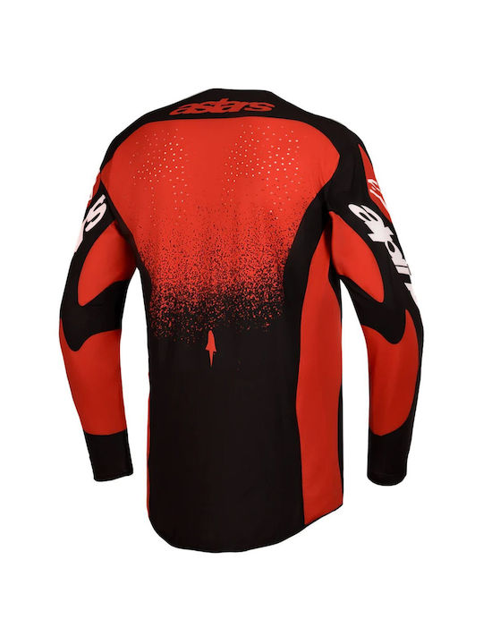 Alpinestars Мъжка Дълъг Ръкав Блуза Планинско Колоездене Червена