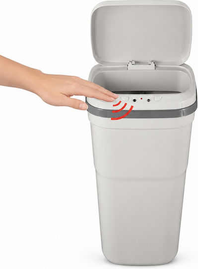 MRShome Plastic Waste Bin with Sensor Grey 14lt