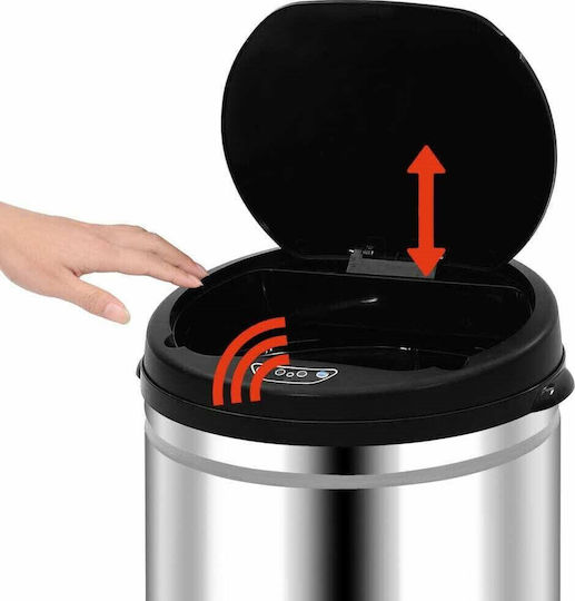 MRShome Пластмасов Кош За Боклук със Сензор 1.5л