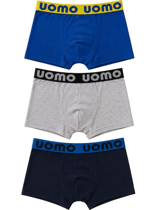 Uomo Set Kids Boxers 3 Pieces Multicolour