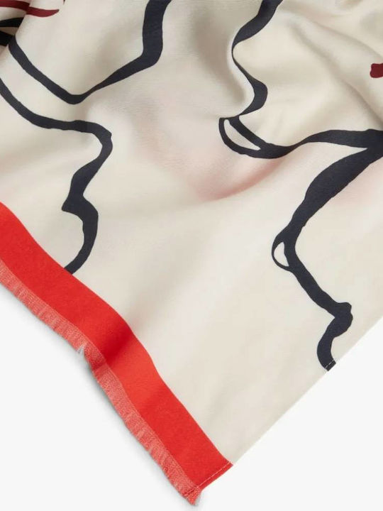 Tommy Hilfiger Γυναικείο Φουλάρι Πολύχρωμο