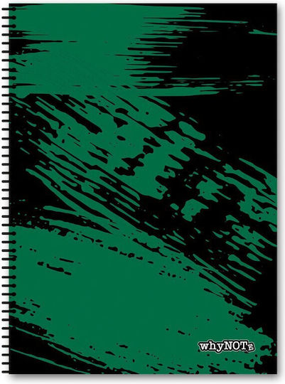 WhyNote Spiral Ruled B5 3-Subject Notebook Abstract (Miscellaneous Designs)