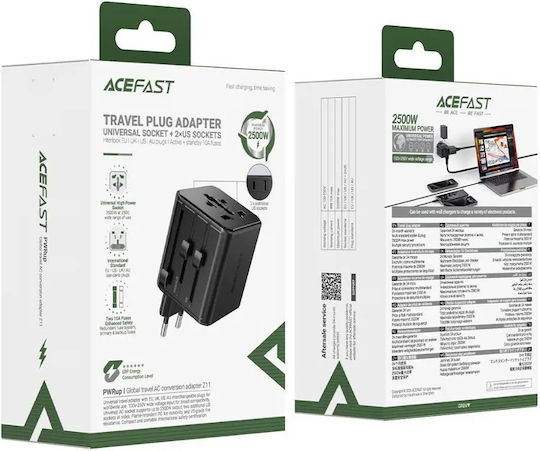 Acefast Socket Adapter from Universal to Universal